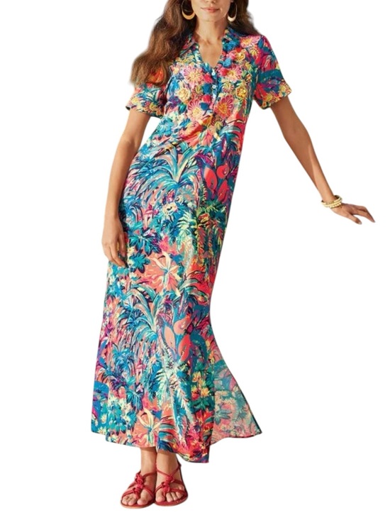 Soft Surroundings Dresses & Skirts - Soft Surroundings Florence Beaded and Embroidered Dress